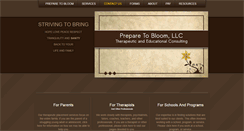 Desktop Screenshot of preparetobloom.com
